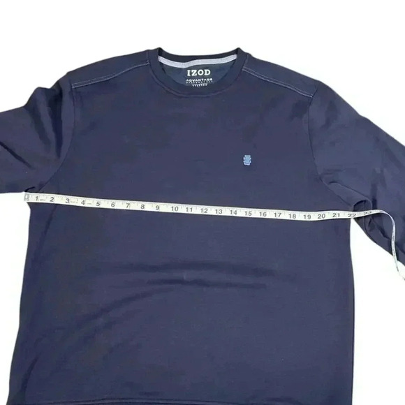 IZOD Advantage Performance Stretch Mens Size Medium Dark Blue NWOT Fleece - Picture 7 of 8